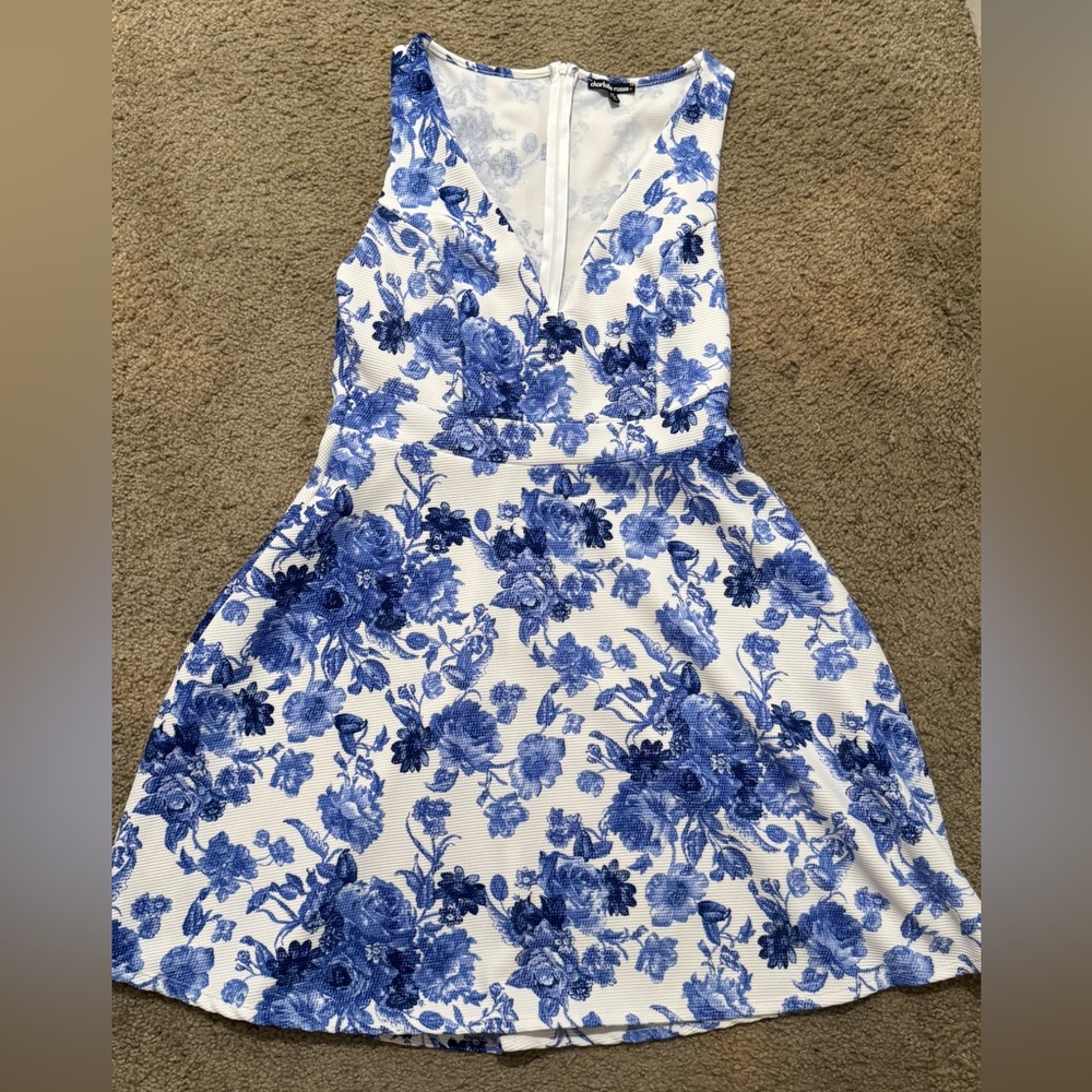Charlotte Russe V neck floral dress